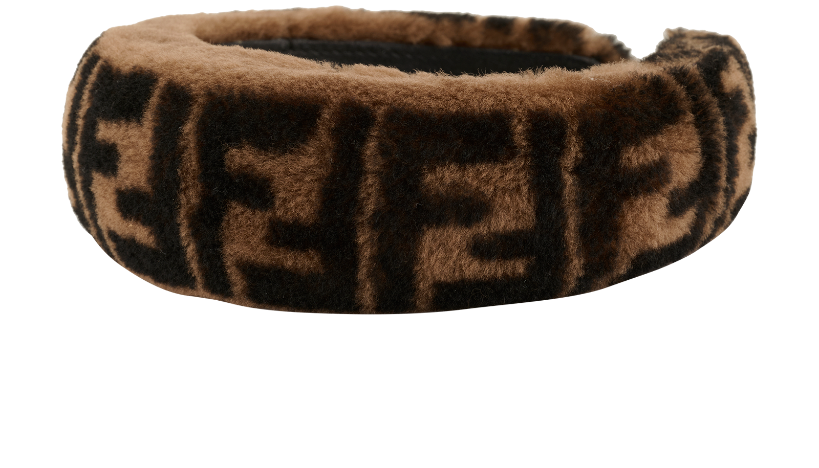Fendi Zucca FF Headband, &pound;210, Accessories, Brown, Shearling, Other view